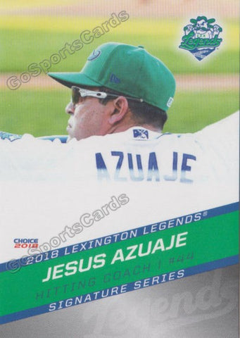 2018 Lexington Legends Jesus Azuaje