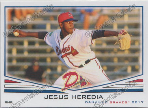 2017 Danville Braves Jesus Heredia