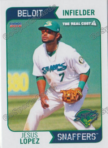 2016 Beloit Snappers Jesus Lopez