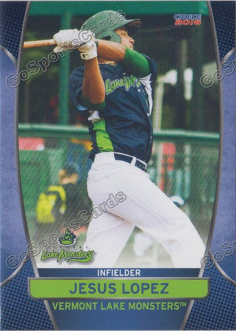 2016 Vermont Lake Monsters Jesus Lopez