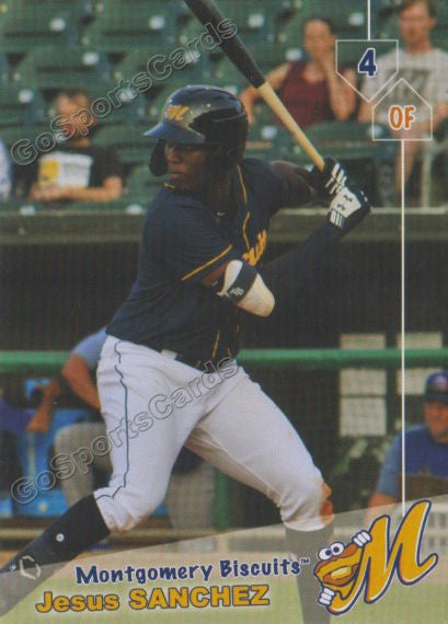 2019 Montgomery Biscuits Jesus Sanchez