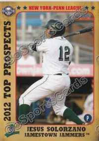 2012 New York Penn League Top Prospects NYPL Jesus Solorzano