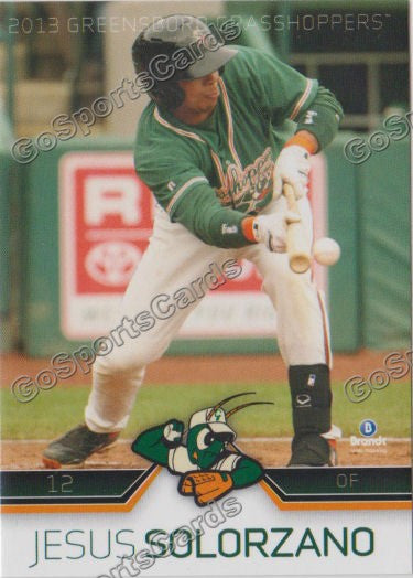 2013 Greensboro Grasshoppers Jesus Solorzano