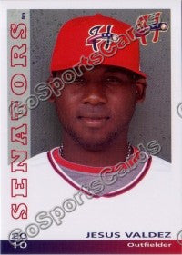 2010 Harrisburg Senators Jesus Valdez