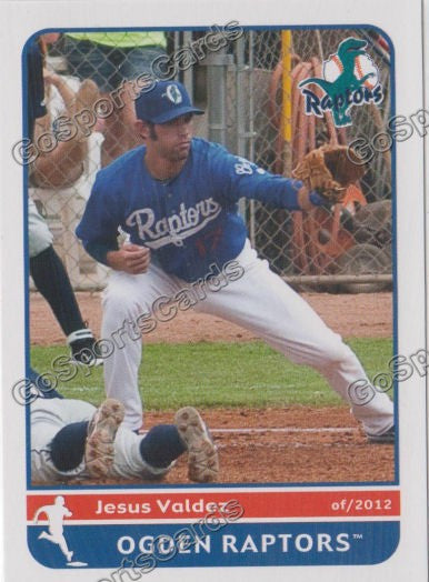 2012 Ogden Raptors Jesus Valdez