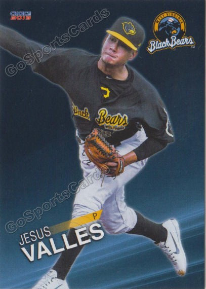 2019 West Virginia Black Bears Jesus Valles