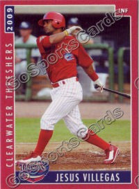 2009 Clearwater Threshers Jesus Villegas