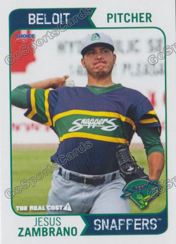 2016 Beloit Snappers Jesus Zambrano