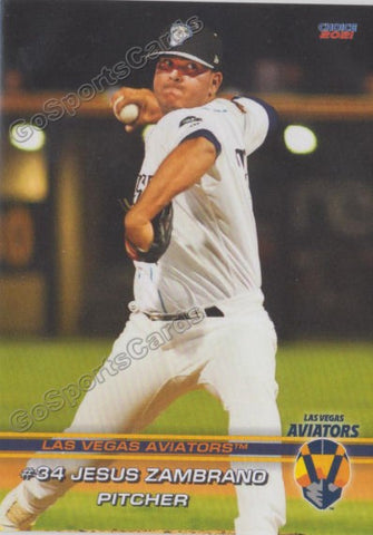 2021 Las Vegas Aviators Jesus Zambrano