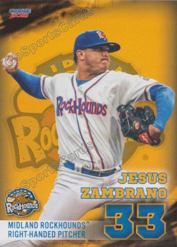 2021 Midland Rockhounds Jesus Zambrano