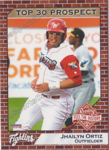 2018 Reading Fightins Top 30 Prospect Jhailyn Ortiz