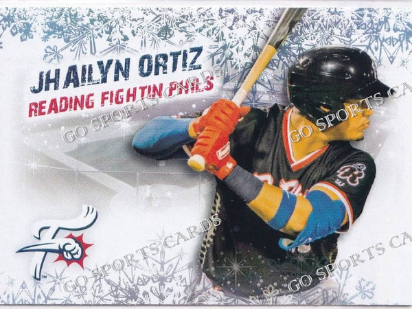 2021 Reading Fightin Phils Holiday Jhailyn Ortiz