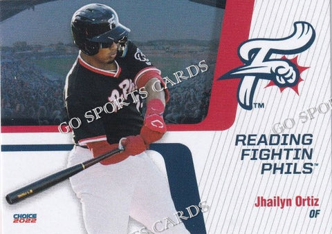 2022 Reading Fightin Phils 1st Jhailyn Ortiz