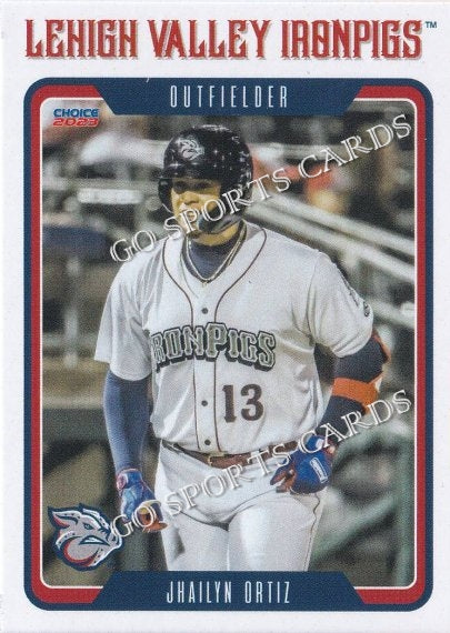 2023 Lehigh Valley IronPigs Jhailyn Ortiz – Go Sports Cards