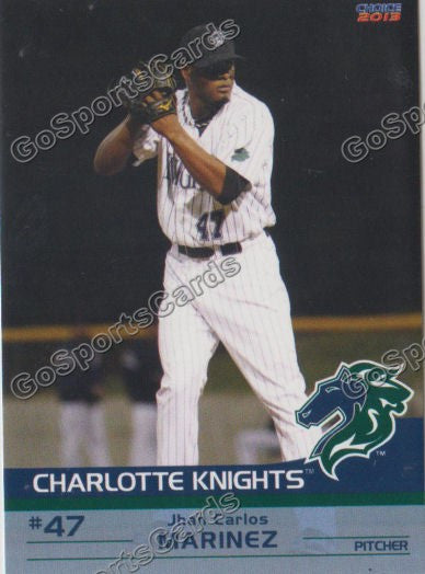 2013 Charlotte Knights Jhan Carlos Marinez