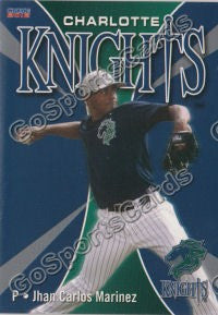 2012 Charlotte Knights Jhan Carlos Marinez