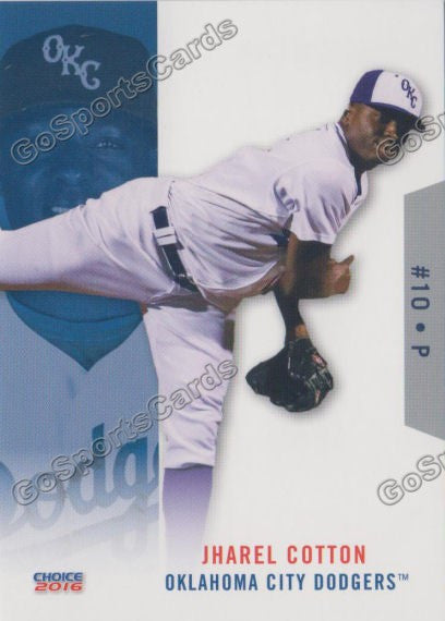2016 Oklahoma City Dodgers Jharel Cotton