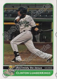 2012 Clinton LumberKings Jharmidy De Jesus