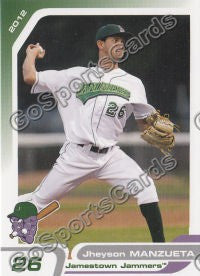 2012 Jamestown Jammers Jheyson Manzueta