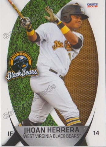 2018 West Virginia Black Bears Jhoan Herrera