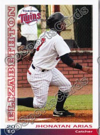 2010 Elizabethton Twins Jhonathan Arias