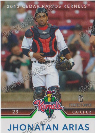 2013 Cedar Rapids Kernels Jhonatan Arias