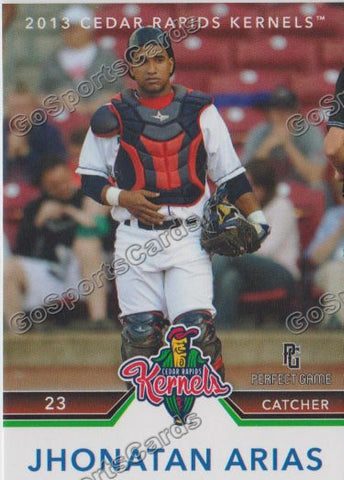 2013 Cedar Rapids Kernels Jhonatan Arias