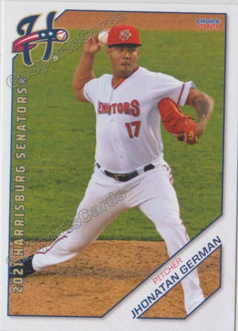 2021 Harrisburg Senators Jhonatan German