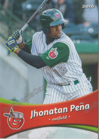 2016 Fort Wayne Tin Caps Jhonatan Pena