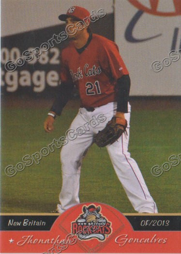 2013 New Britain Rock Cats Jhon Jhonathan Goncalves
