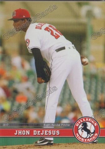 2017 Billings Mustangs Jhon De Jesus DeJesus