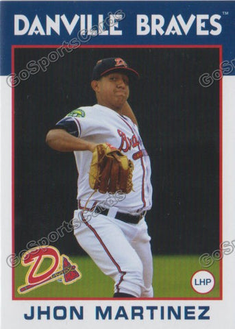 2016 Danville Braves Jhon Martinez
