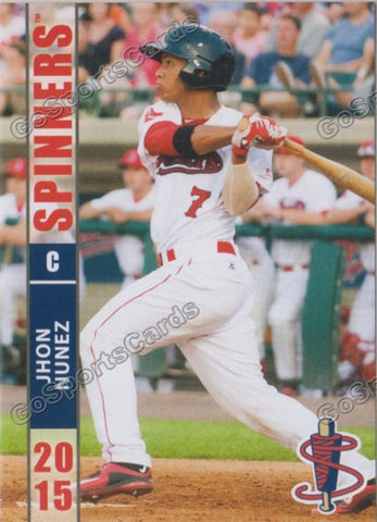 2015 Lowell Spinners Jhon Nunez