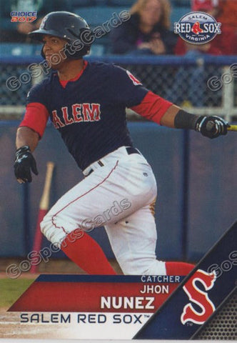2017 Salem Red Sox Jhon Nunez