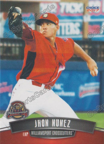 2017 Williamsport Crosscutters Jhon Nunez