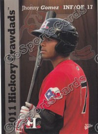 2011 Hickory Crawdads Jhonny Gomez