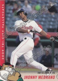 2009 Tri City ValleyCats Jhonny Medrano