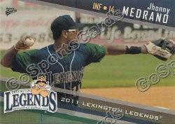 2011 Lexington Legends Jhonny Medrano