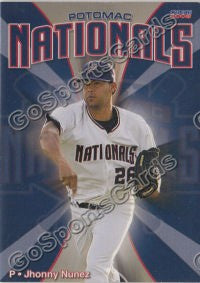 2008 Potomac Nationals Jhonny Nunez