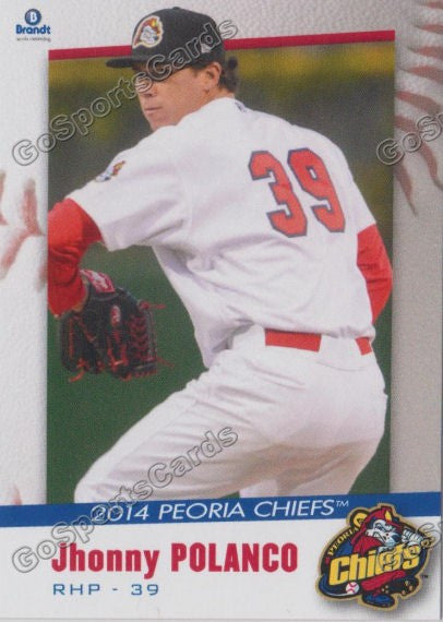 2014 Peoria Chiefs Jhonny Polanco