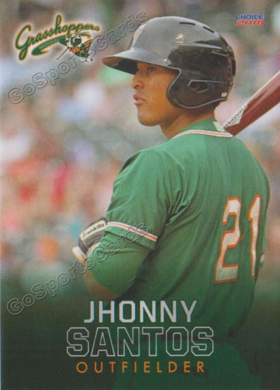 2018 Greensboro Grasshoppers Jhonny Santos
