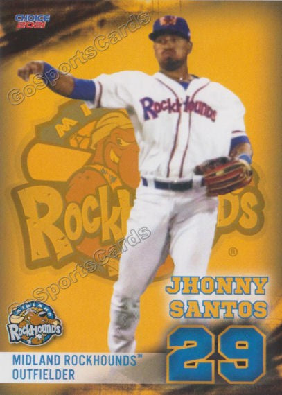 2021 Midland Rockhounds Jhonny Santos