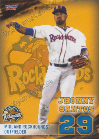 2021 Midland Rockhounds Jhonny Santos