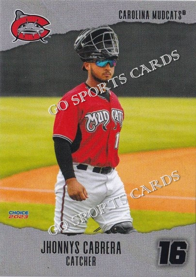 2023 Carolina Mudcats Jhonnys Cabrera