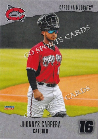 2023 Carolina Mudcats Jhonnys Cabrera