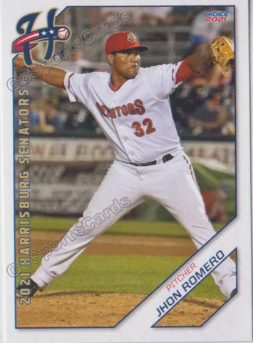 2021 Harrisburg Senators Jhon Romero