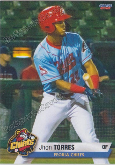 2021 Peoria Chiefs Jhon Torres