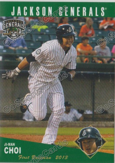 2013 Jackson Generals Ji Man Choi