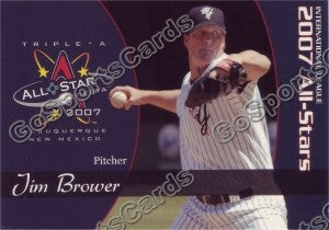 2007 International League All Star Choice Jim Brower