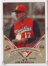 2007 West Oahu CaneFires Hawaii League JIM GABELLA